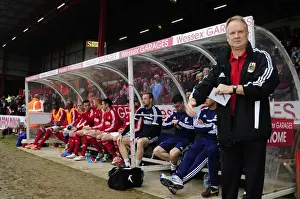 Bristol City V Colchester United Prints: Sean O'Driscoll Leads Bristol City in Sky Bet League One Clash Against Colchester United at Ashton Gate