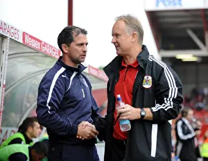Bristol City V Colchester United Prints: Sean O'Driscoll Leads Bristol City in Sky Bet League One Clash Against Colchester United at Ashton Gate
