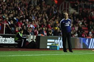 Images Dated 24th September 2013: Sean O'Driscoll Leads Bristol City at Southampton's St Marys Stadium - Capital One Cup Match