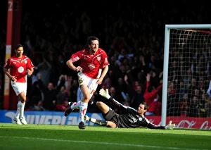 Bristol City v Peterborough United Collection: Season 09-10 Showdown: Bristol City vs. Peterborough United - The Clash of Football Giants