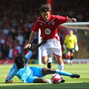 Images Dated 29th August 2009: Season 9-10 Football Showdown: A Thrilling Encounter - Bristol City vs. Middlesbrough
