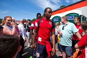 Images Dated 9th July 2017: Shawn McCoulsky's Debut: Bristol Manor Farm vs. Bristol City (09.07.2017)