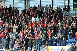 Images Dated 8th March 2014: Shrewsbury Town vs. Bristol City: A Sea of Supporters at New Meadow, League One Clash (08/03/2014)