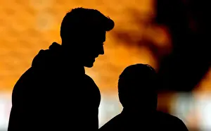 Silhouette of Callum O'Dowda in Action for Bristol City against Wolverhampton Wanderers
