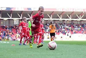 Bristol City V Wolverhampton Wanderers Prints: Sky Bet Championship: A Mascot Showdown - Bristol City vs. Wolverhampton Wanderers
