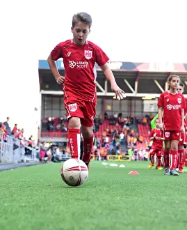 Bristol City V Wolverhampton Wanderers Prints: Sky Bet Championship: Mascots Face-Off at Ashton Gate - Bristol City vs