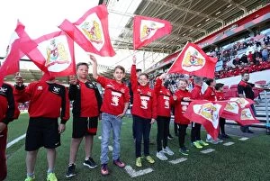 Images Dated 22nd April 2017: Sky Bet Championship Showdown: Bristol City Welcomes Barnsley with Guard of Honor (April 22, 2017)