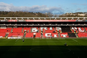 Bristol City V Cardiff City Prints: Sky Bet Championship Showdown: Bristol City vs. Cardiff City at Ashton Gate Stadium