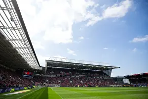 Bristol City V Birmingham City Prints: Sky Bet Championship Showdown: Bristol City vs Birmingham City at Ashton Gate Stadium