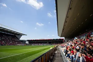 Bristol City V Birmingham City Prints: Sky Bet Championship Showdown: Bristol City vs Birmingham City at Ashton Gate Stadium
