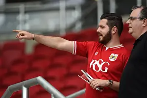 Burnley V Bristol City Prints: Sky Bet Championship Showdown: Bristol City vs Burnley at Ashton Gate Stadium (August 2015)