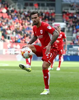 Bristol City V Queens Park Rangers Prints: Sky Bet Championship Showdown: Marlon Pack's Intense Performance at Ashton Gate (Bristol City vs)