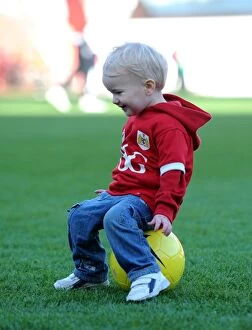 Images Dated 30th January 2016: Sky Bet Championship Showdown: Mascots in Action - Bristol City vs Birmingham City (January 2016)