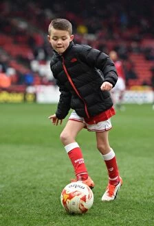 Images Dated 13th February 2016: Sky Bet Championship Showdown: Mascots in Action - Bristol City vs Ipswich Town at Ashton Gate