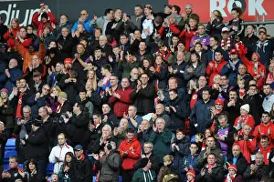 Sky Bet Championship Showdown: Passionate Bristol City Fans at Macron Stadium vs. Bolton Wanderers