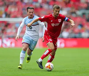 Bristol City V Aston Villa Prints: Sky Bet EFL Championship Showdown: Bristol City vs Aston Villa at Ashton Gate Stadium (August 2016)