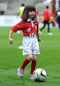 Bristol City V Barnsley Prints: Sky Bet League One Showdown: Bristol City vs Barnsely at Ashton Gate - 28 March 2015 (Mascot)