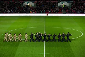 Bristol City V Brighton And Hove Albion Prints: Soldiers Honor: Bristol City vs