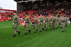 Soldiers Lead Out Bristol City and Dagenham & Redbridge in FA Cup Match, 09/11/2013