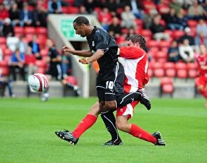 Images Dated 18th July 2009: South West Rivalry: Bristol City vs. Cheltenham Town - Pre-Season Friendly (09-10)