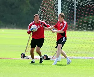 Pre-Season Training Prints: Stephen Henderson: Bristol City Goalkeeper in Focused Pre-Season Training