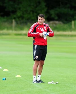 Images Dated 6th July 2010: Stephen Henderson: Focused at Pre-Season Training with Bristol City FC
