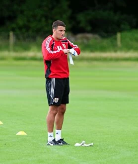Images Dated 6th July 2010: Stephen Henderson: Focused and Ready - Bristol City Goalkeeper in Pre-Season Training