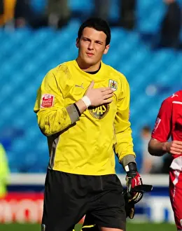 Sheffield Wednesday V Bristol City Prints: Stephen Henderson's Heroic Save: Sheffield Wednesday vs