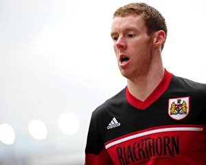 Stephen Pearson in Action: Bristol City vs Barnsley, Npower Championship, 2013 (Bristol City V Barnsley)