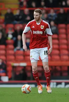 Bristol City V Gillingham Prints: Stephen Pearson in Action: Bristol City vs Gillingham, Ashton Gate, 2014