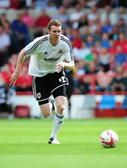 Stephen Pearson of Bristol City in Action Against Nottingham Forest at The City Ground, 2012