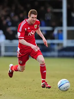 Peterborough United V Bristol City Prints: Stephen Pearson of Bristol City in Action against Peterborough United, 2012