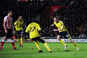 Southampton V Bristol City Prints: Stephen Pearson Scores Championship-Winning Goal for Bristol City vs Southampton (December 30)