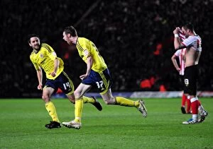 Images Dated 30th December 2011: Stephen Pearson's Championship-Winning Goal for Bristol City vs Southampton (30/12/2011)