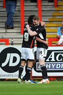 Stephen Pearson's Game-Winning Goal for Bristol City: Euphoric Celebration with Team Mates (April 2014)