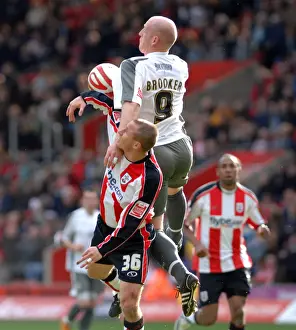 Framed Print : Steve Brooker in Action: Southampton vs. Bristol City Framed Print : Steve Brooker in Action: Southampton vs. Bristol City