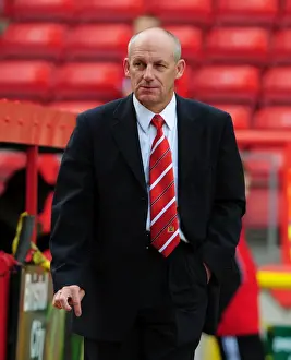 Framed Print : Steve Coppell and Bristol City Face Off Against Blackpool in Championship Showdown at Ashton Gate, 2010