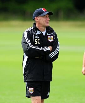 Images Dated 6th July 2010: Steve Coppell: Dedicated Leader Guiding Bristol City Through Pre-Season Training