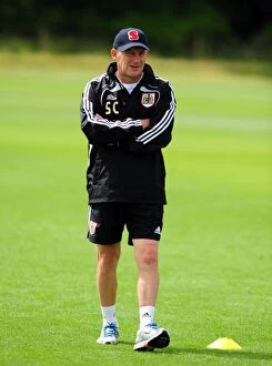 Images Dated 6th July 2010: Steve Coppell: Dedicated Leader at the Helm of Bristol City - Pre-Season Training