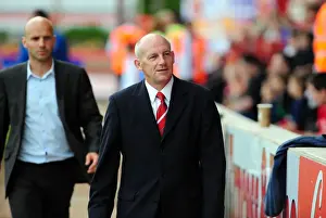 Exeter City V Bristol City Prints: Steve Coppell: The Determined Manager Leading Bristol City at Exeter City