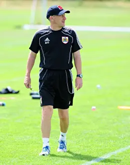 Framed Print : Steve Coppell: Driving Bristol City Forward in Pre-Season Training Framed Print : Steve Coppell: Driving Bristol City Forward in Pre-Season Training