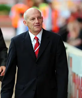 Exeter City V Bristol City Prints: Steve Coppell at Exeter City: A Determined Moment in Bristol City's Football History