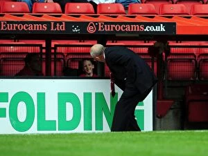 Images Dated 31st July 2010: Steve Coppell Greets Fans at Ashton Gate: Bristol City vs Blackpool