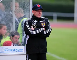 IFK Gothenburg V Bristol City Prints: Steve Coppell at IFK Gothenburg: Manager of Bristol City Football Club