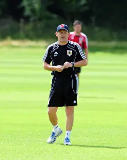 Pre-Season Training Prints: Steve Coppell Leading Bristol City's Pre-Season Training