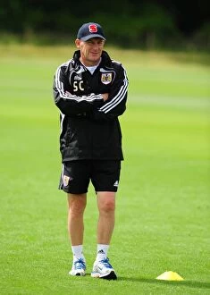 Images Dated 6th July 2010: Steve Coppell: Masterminding Bristol City's Pre-Season Training