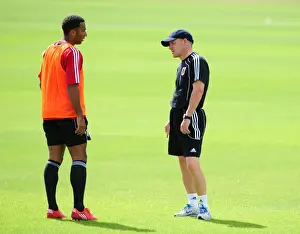 Pre-Season Training Prints: Steve Coppell and Nicky Maynard: Pre-Season Training at Bristol City