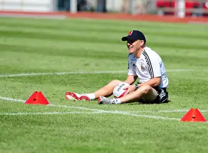 Pre Season Tour Sweden Prints: Steve Coppell's Unwavering Focus: The Intense Training Regime of Bristol City FC's Manager