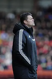 Steve Cotterill in Action: Bristol City Manager at Ashton Gate