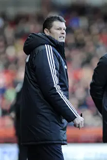 Steve Cotterill in Action: Bristol City Manager at Ashton Gate, December 2013 (Bristol City vs. Stevenage)